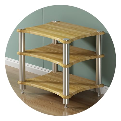 Armoire rack bois massif Solu pour magnifier le son de vos haut-parleurs et amplificateurs