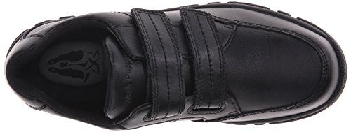 Hush Puppies Boys Jace Oxford, Black,5.5 Big Kid #TOP4