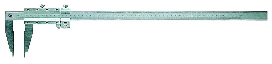 Pied à coulisse de 1000 mm Metrica 12053 avec vernier chromé de précision