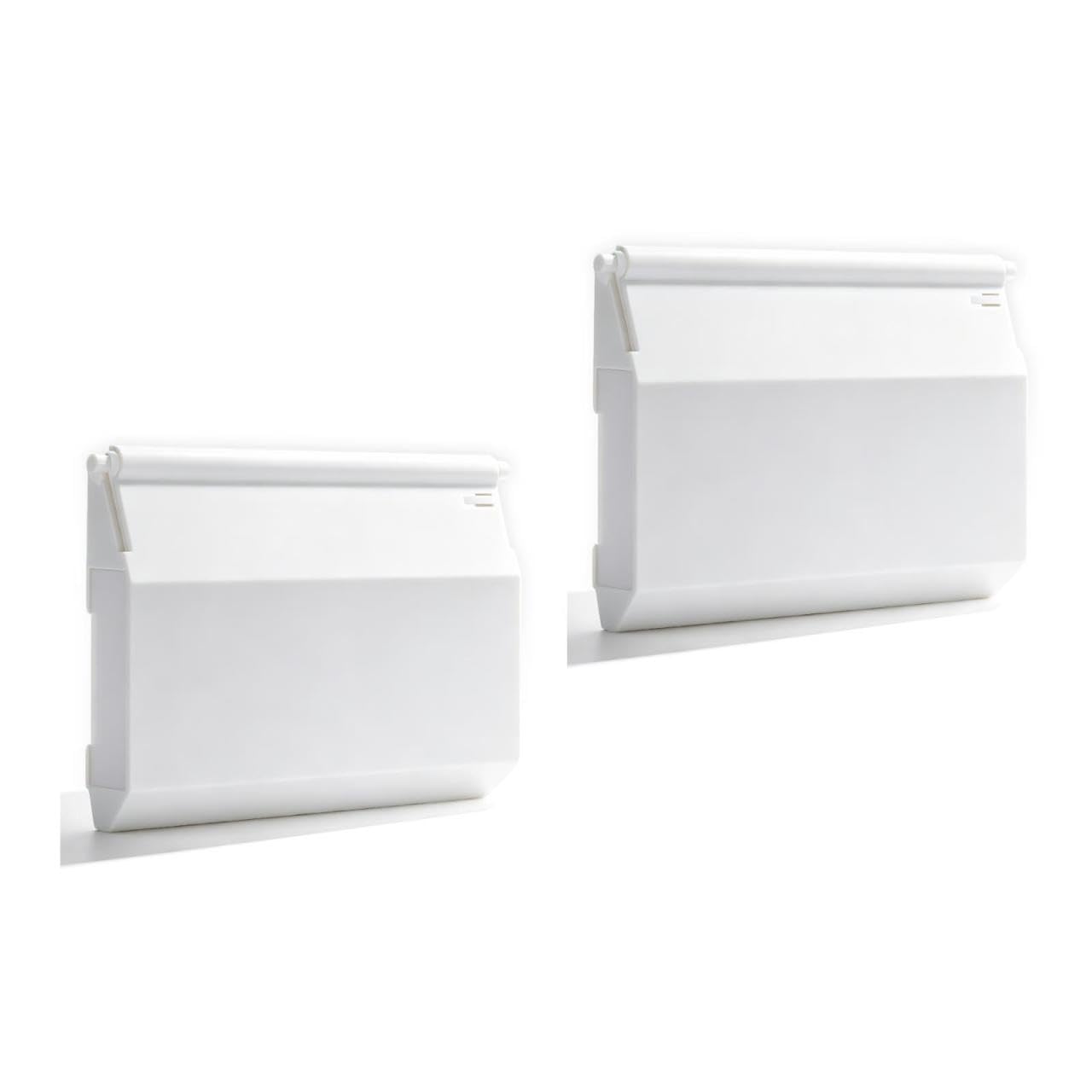Milisten 2 piezas deflector skimmer persiana skimmer para piscina puerta skimmer de la piscina reemplazo puerta skimmer piscina resistente puerta skimmer piscina PVC blanco