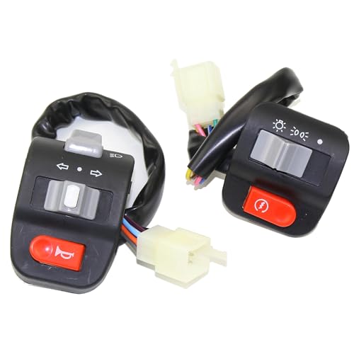 �o�C�N�p���C�g�X�C�b�` Compatible With Yamaha �n���h���o�[�X�C�b�` 1�y�A �R���g���[���[ �d�����]�� �X�N�[�^�[ �M�� �d���t�H�O���C�g �z�[�� ON-OFF�{�^���X�C�b�`