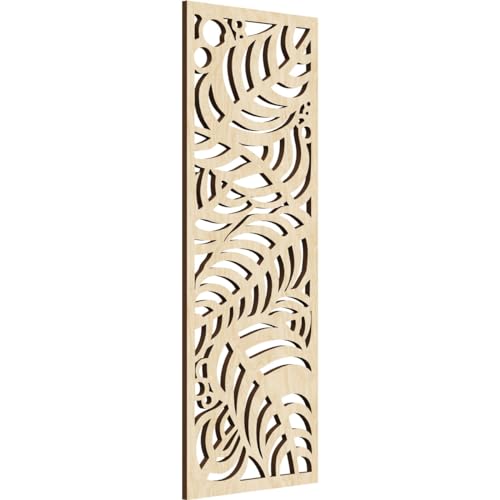 Image of 13 3 /8 inchW x 34 3 /8 inchH x 3 /8 inchT Mills Decorative Fretwork Wood Wall Panels, Birch