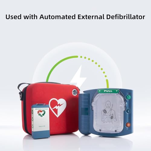 Megastar AED Replacement Battery,FDA-Cleared,Used for HeartStartHome and Onsite Automated External Defibrillator,Compatible with M5070A,Non-Rechargeable