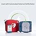 Megastar AED Replacement Battery,FDA-Cleared,Used for HeartStartHome and Onsite Automated External Defibrillator,Compatible with M5070A,Non-Rechargeable