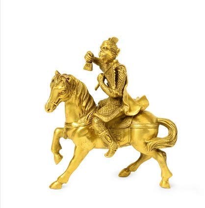 Singe en cuivre Feng Shui H3TF5J, cadeau de prestige pour l'inauguration d'une entreprise
