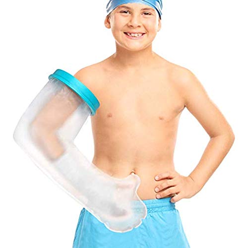 DOACT La funda Kids Arm Cast para el baño de la ducha, el protector de fundición impermeable mantiene el vendaje seco, la funda de la funda de...