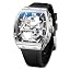 G6779：black Strap&silver and Black Dial