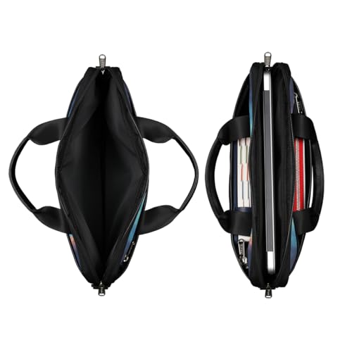 Funda para portátil de 15 pulgadas con diseño de tortuga marina y medusa, maletín delgado para oficina y viaje, con correa ajustable, para hombres y mujeres miniatura 5