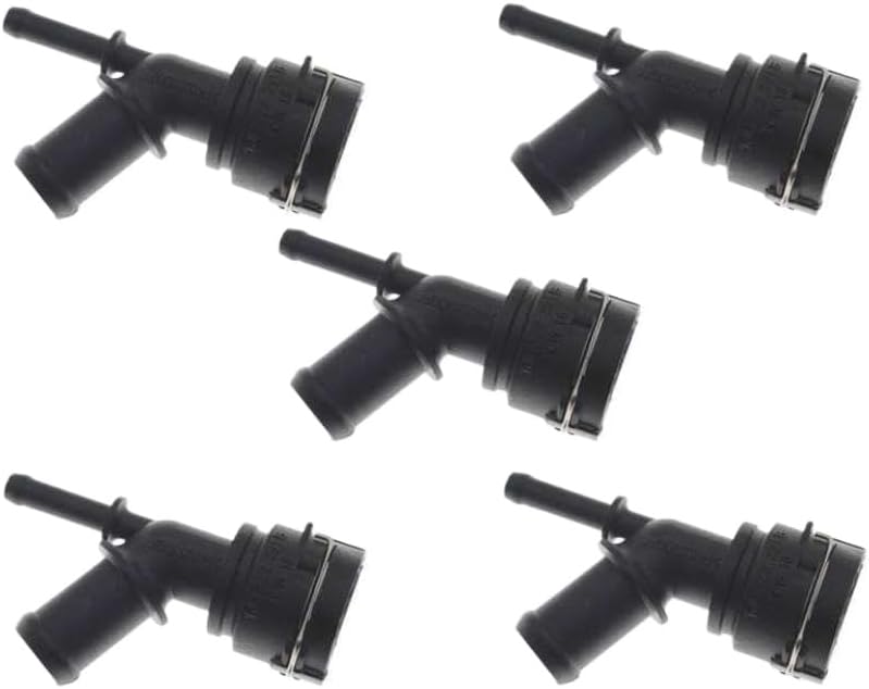 1 2 5 10 Cooling Hose Quick Connector Compatible with Mk4 Mk5 Beetle (Car) (Car) (Car) (Car) (Car) (Car) (Car) (Car) (Car) A3 S3 Seat Tolledo 1998-2005 Replacement for OEM 1J0122291B(5 PCS)