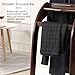 Proman Products Windsor Suit Valet Stand VL16001 with Top Tray, Contour Hanger, Trouser Bar, Tie & Belt Hooks and Shoe Rack, 17
