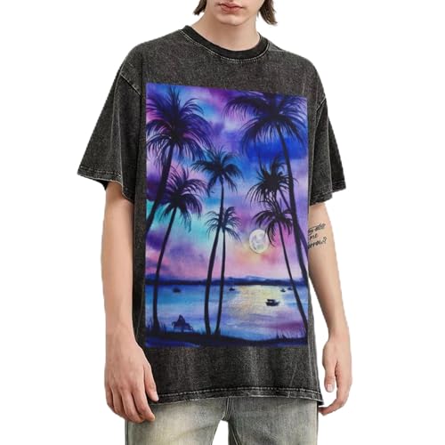 T-shirt palmier homme vintage parfait pour vos sorties d'été
