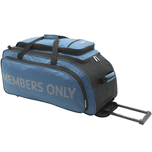 Members Only Rolling Travel Duffel, Teal, 30