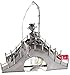 Produktbild Brubaker Flaschenhalter Angler auf Einer Brücke Metall Skulptur Geschenk mit Geschenkkarte