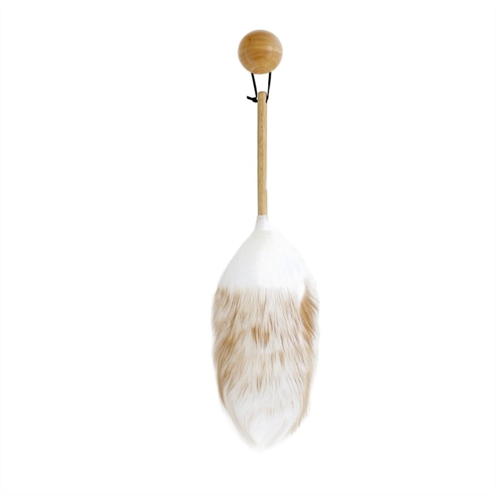 Staubwedel Waschbarer Staubwedel Weißer Federstaubwedel Wollstaubwedel Federstaubwedel Haushaltsreinigungsartefakt Aschenkehrbürste Innenmikrofaser-Staubwedel Spinnweben-Staubwedel (Color : Long sec