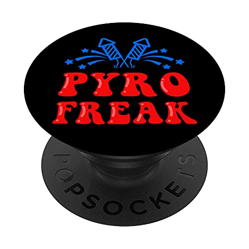 Pyro Freak Explosión Petardo Pirotécnico Fuegos Artificiales PopSockets PopGrip: Agarre...