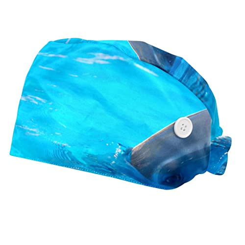Chapeaux de travail pour hommes et femmes au motif dauphins
