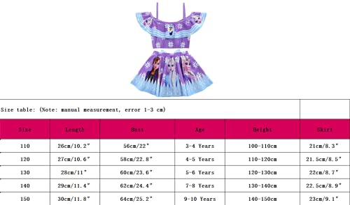 Suyaluoi ELSA - Costume da bagno da bambina, per