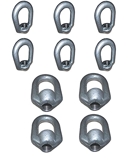 100 PCS Eye NUT Drop Forged Carbon Steel 1250 Lbs 5/16