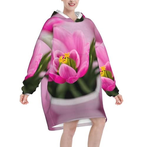 Couverture à capuche surdimensionnée haut de gamme avec finitions douces - 2