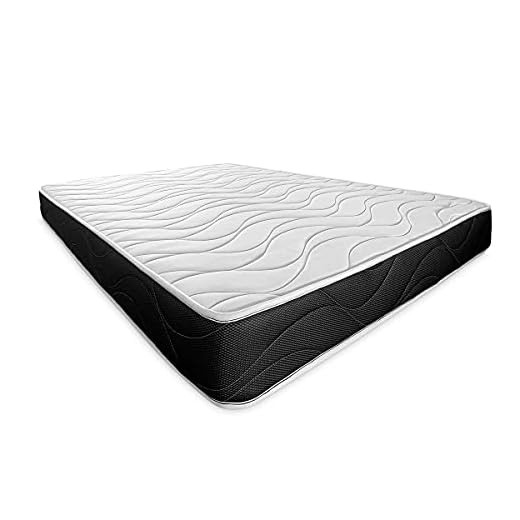 Somnia Descanso - Colchón Viscoelástico Bombay Reversible (Cara Invierno-Verano) Firmeza-Dureza Media-Alta, Grosor 20cm, Antiácaros, Antibacerias e Hipoalergénico, 80x180