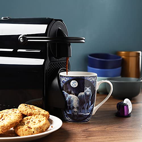 Lisa Parker Winter Warrior Wolf Porcelain Mug #TOP1