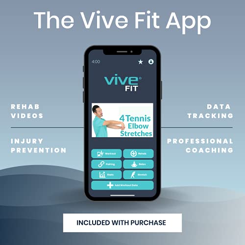 Vive Hinged Elbow Brace - Rom Elbow Brace Support Sling Stabilizer For Dislocated Arm - Adjustable Splint And Shoulder Strap - Men & Women Surgery Injury Recovery Pain Relief - Tennis (Right) #TOP2