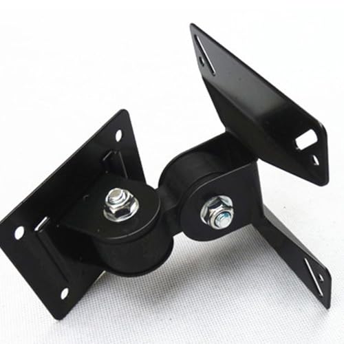 BESPORTBLE Soporte Giratorio de Pared para TV Mini 180° Rotación Soporte Fijo Negro Tornillos y Tacos Compatible Pantallas Planas Adecuado para Hogar y Oficina