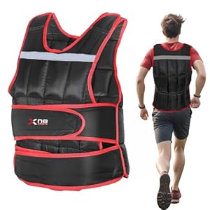 Xn8 Weighted Vest Fully Adjustable- 10kg,15kg Body Weight Vest for Strength Training, Running, Home Gym- Best Weighted Running Vest for Core Muscle Weight Loss Bone Density Improvement Men & Women