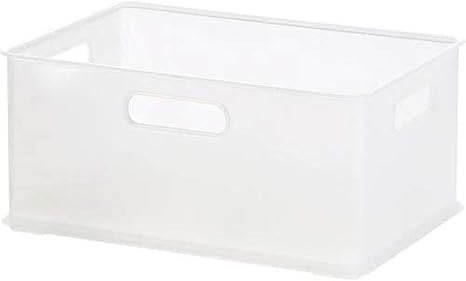 Amazon サンカ 収納ボックス シンプル 洗える 積み重ね スッキリ 取っ手付き Sサイズ クリア色 幅26 4 奥行19 2 高さ12cm Squ インボックス Nib Scl 日本製 収納ケース ボックス オンライン通販