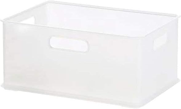 Sanka Squ+ NIB-SCL InBox Fits Perfectly in Color Box, Small Size, Clear, W x D x H 10.4 x 7.6 x 4.7 in 26.4 x 19.2 x 12 cm, 3-Way Handle, Stackable, Stylish, Drawers, Made in Japan