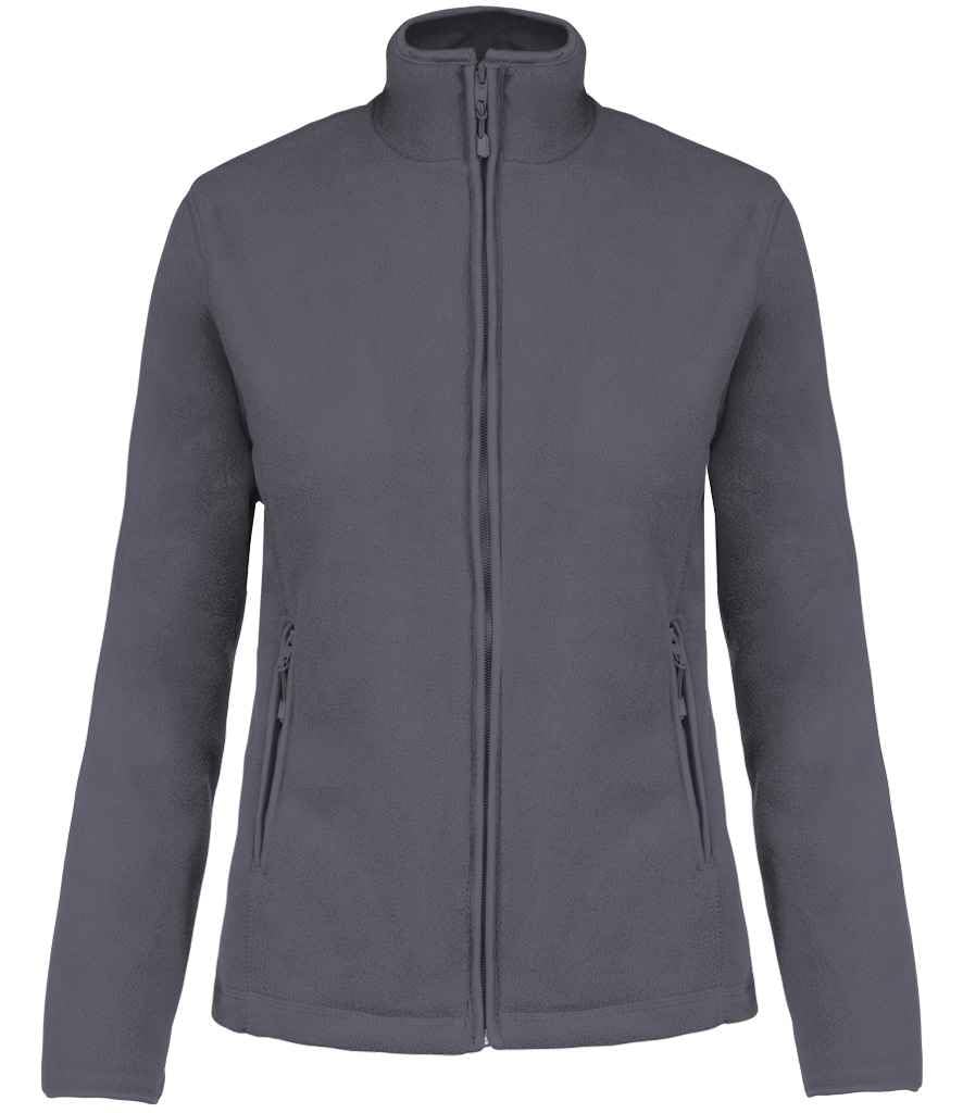 COOZO Ladies Maureen Micro Fleece Jacket - Convoy Grey - XS