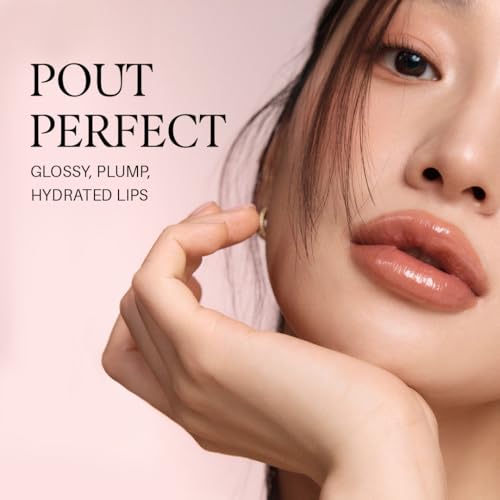 Image of Lip Volumizer 3-Color Gift Set (Feeble Pink, Posh Rose, Petal Rose) , Hydrating Lip Gloss, Fuller Lips, Juicy & Glossy Finish, Vegan Ceramide & Vitamin C & E (0.17 fl oz. x 3)