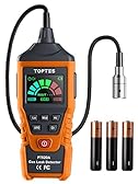 PT520A Natural Gas Detector, Gas Leak Detector with 17-Inch Gooseneck, Locating The Source Like Propane, Methane, and Butane for Home and RV (Includes Battery x3) - Orange