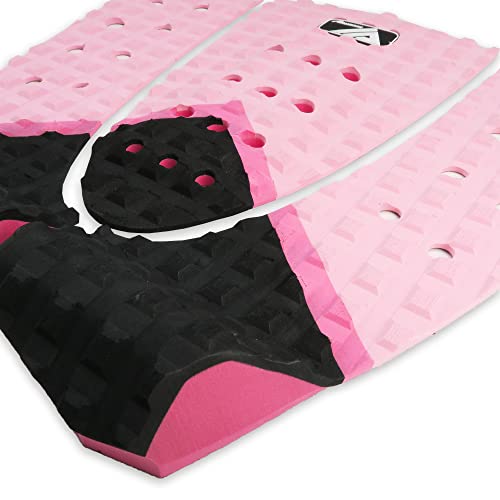 image for AQUBONA 3 Piece Stomp Pad Surfboard EVA Traction Pad with 3M Adhesive 