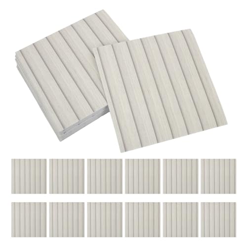 Alipis Paneles de Pared Autoadhesivos Impermeables de PET 30X30 CM 30 Piezas Vetas de Madera Realistas para Decoración Interior en Cocina Baño y Dormitorio Película Arquitectónica