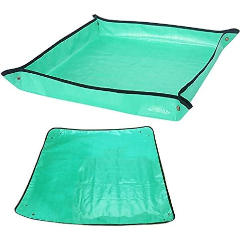 LOPOTIN 2Pcs Gardening Pot Pad Gardening Planting Mat Plant Repotting Mat Waterproof Plant Operation Mat Foldable Transplanting Pot Pad Garden Working Mats for Indoor Outdoor Planting Care Cover