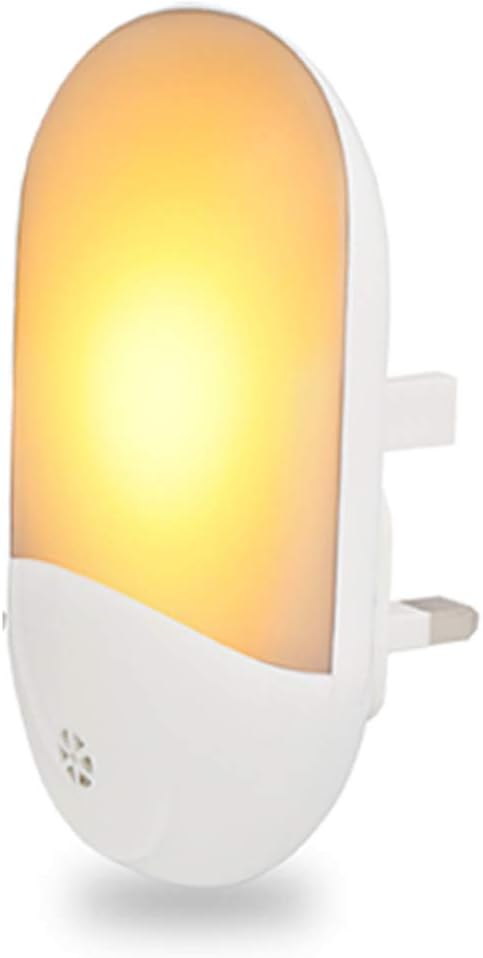 Plug-in Night Light,KWOW Wall Light with Auto Dusk to Dawn Sensor,Energy Efficient and Compact, Great for Kid's Room, Bedroom, Bathroom, Hallway, Stairways, or Any Dark Room(Warm White)