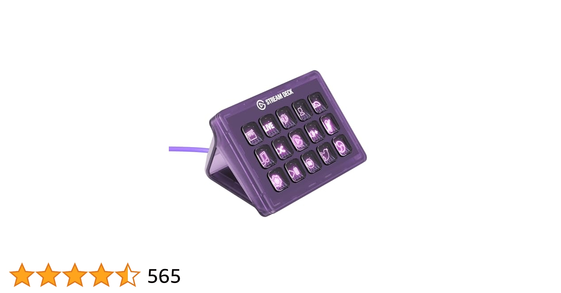 エルガト ストリームデック 紫 ゲームボーイカラーみたいなレトロデザインが◎】Amazon数量限定