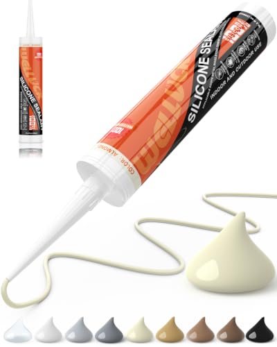 WELLUCK Almond Silicone Caulk