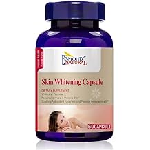 Skin Whitening Capsule Repairs, Improves & Protects Skin, GMP, Natural Product Assn Certified, Made in USA - 60 Capsules