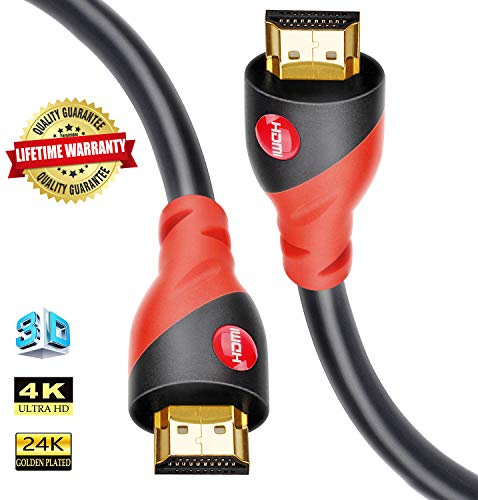 Farstrider Hdmi Cable 4K / Hdmi Cord 6Ft - Ultra Hd 4K Ready Hdmi 2.0 (4K@60Hz 4:4:4) - High Speed 18Gbps - 28Awg Cord-Ethernet /3D / Hdr/Arc/Cec/Hdcp 2.2 / Cl3 #TOP1