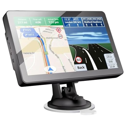 9 Pouce GPS Voiture,GPS Poids Lourds,Auto Navigation avec HD Écran Tactile,Multi-Languages Guidage Vocale 2025 Cartographie EU Installée Mise à Jour Gratuite à Vie,pour Auto,Camion,Poids Lourd