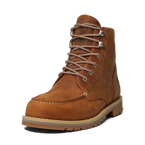 Timberland Men's Redwood Falls Mid Lace Up Waterproof Boot, Saddle-NEW 2024, 10 Medium