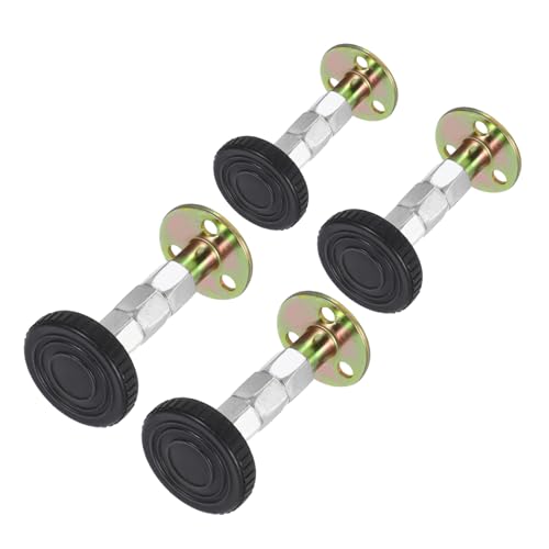 Ciieeo 4pcs Adjustable Bed Frame Stabilizer Shake Tool for Headboards Noise Reduction and Wall Support Easy Self Adhesive Installation Compatible with Various Bed Frames Height