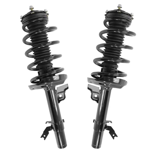 Image of Detroit Axle - AWD 6pc Struts Kit for Acura 2014-2020 MDX 4 Front and Rear Struts with Coil Spring Assembly 2 Front Sway Bar Links 2015 2016 2017 2018 2019 Suspension Kit Replacement