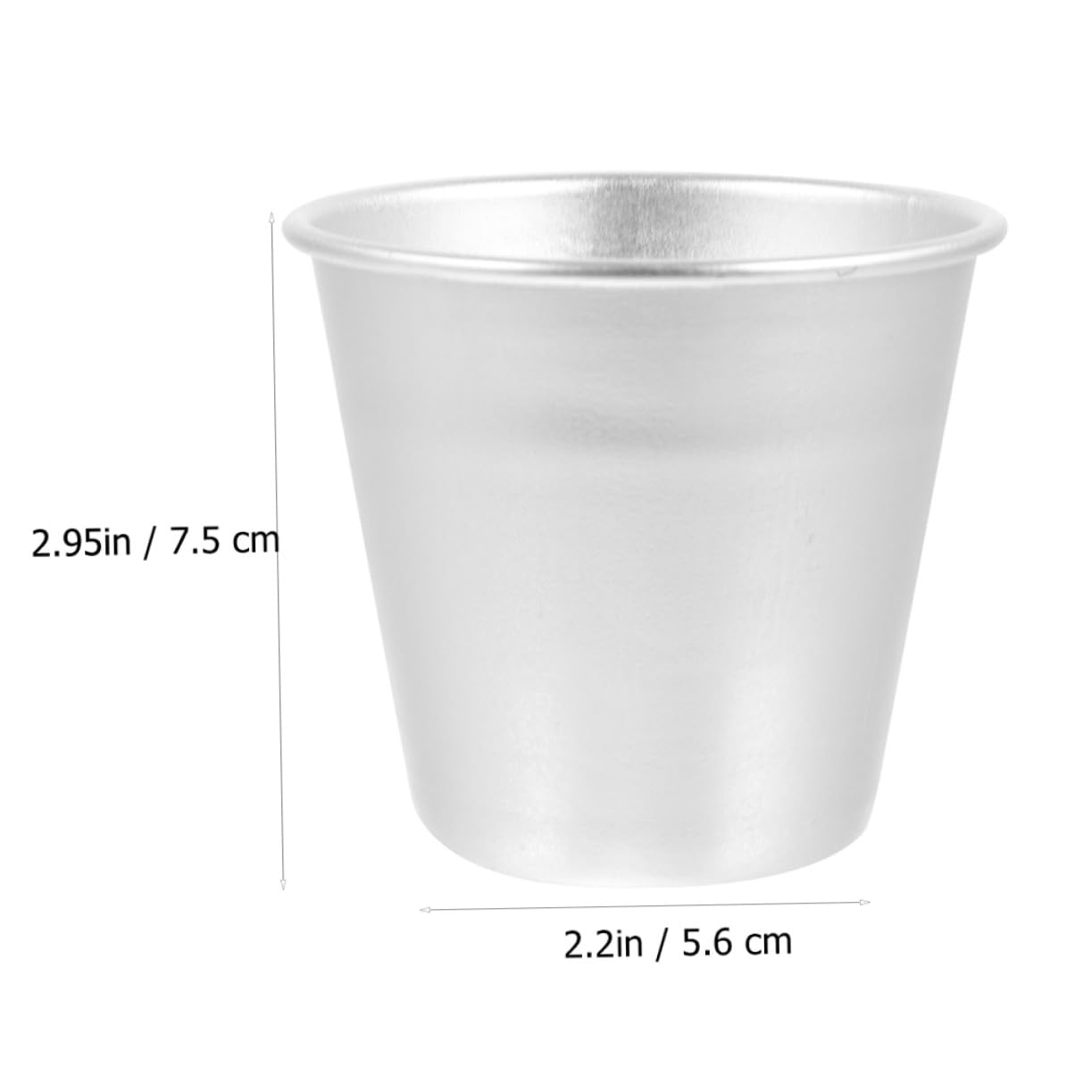 Moldes para Hornear de Aluminio Mediano Antideslizante para Postres, Tazas de Repostería Seguras y Reutilizables para Mousse y Pudín, Juego de 12 Piezas para Horno Doméstico