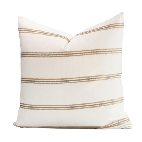 Crumbs Home Modern Farmhouse Fall Linen Indoor Outdoor Throw Pillow