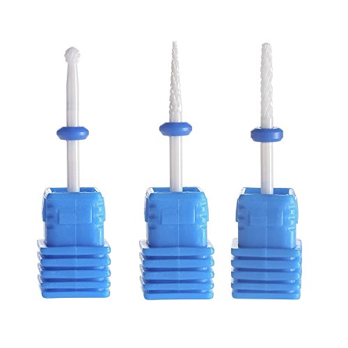 Ceramic Nail Drill Bits Set 3/32