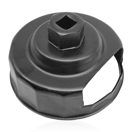 BSAMZO Oil Filter Wrench Tool for harley Oil Filter Cap Removal Tool Socket For 1984-2021 Harley Davidson Motorcycle Oil Change Filters with 76 x 14 Flutes (Except 15-later XG)