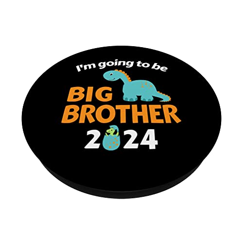 I'm going to be big brother 2024 for pregnancy announcement PopSockets Swappable PopGrip, Black - Image 2